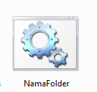 Mengunci folder tanpa software