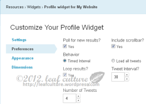 Cara Menambahkan Twitter Profile Widget di  Website atau Blog